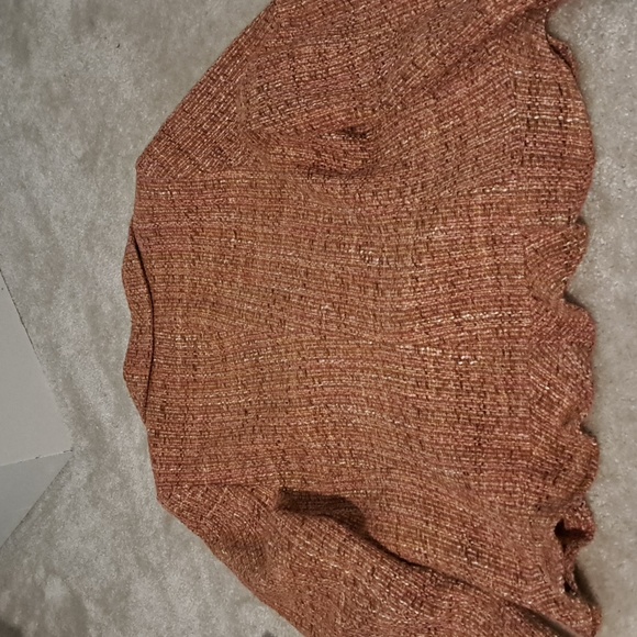 Neiman Marcus Exclusive Wool Blend Pink Tweed Ruffle Suit - Picture 7 of 16